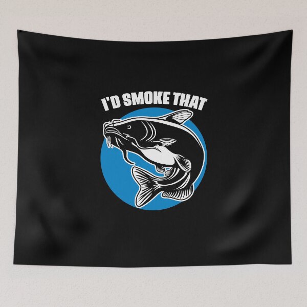 Item preview, I'd Smoke That Funny Catfish Fishing For A Smoker Catfisher designed and sold by Nessshirts.