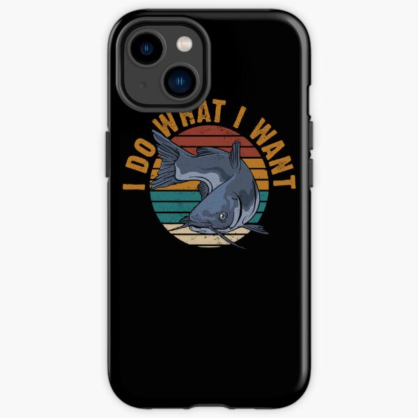 Fishing Funny Catfish Fishing Gear Hooked on Fishi Otterbox iPhone