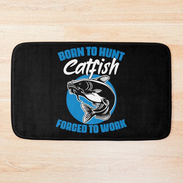 Item preview, Born To Hunt Forced To Work Funny Catfish Hunting Catfisher designed and sold by Nessshirts.
