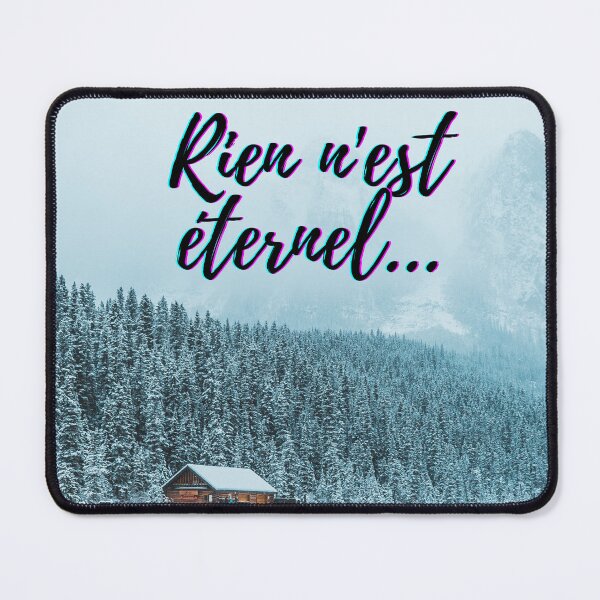 Item preview, Nothing lasts forever - popular french quotes theme gifts  designed and sold by RebelliousRosee.