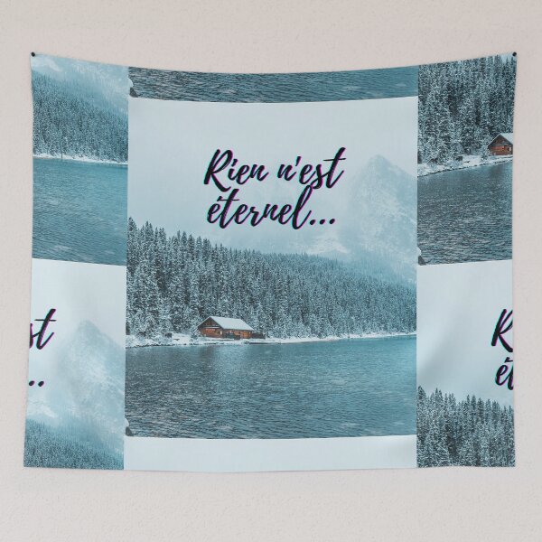 Item preview, Nothing lasts forever - popular french quotes theme gifts  designed and sold by RebelliousRosee.