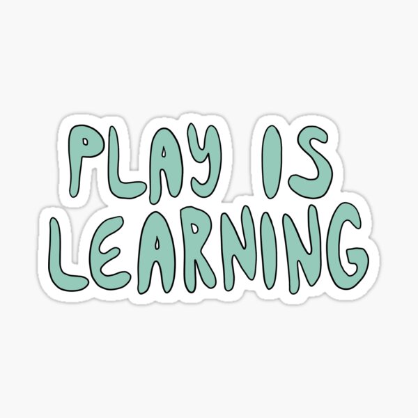 Item preview, Play is Learning - Green designed and sold by Shannon Wagoner.