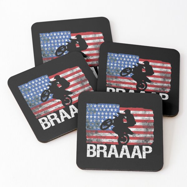 Item preview, Awesome American Flag Motocross   designed and sold by RoseWilderCo.