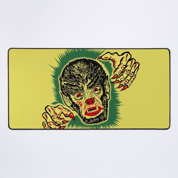Aperçu de l'œuvre Art d'halloween loup-garou / loup-garou vintage créée et vendue par HereticTees.