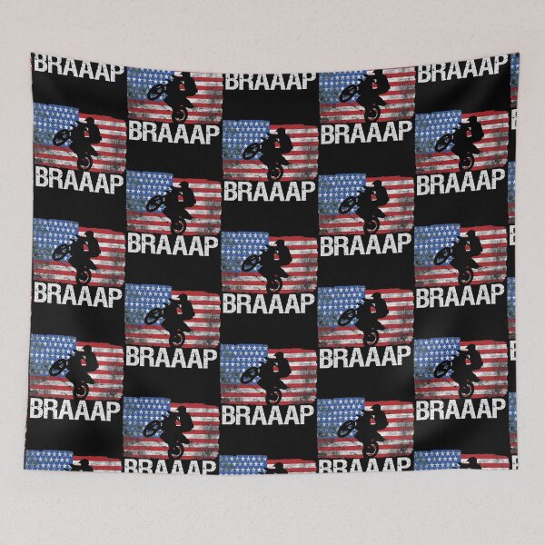 Item preview, Awesome American Flag Motocross   designed and sold by RoseWilderCo.