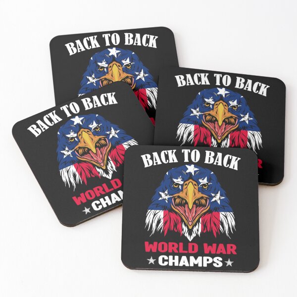 Item preview, back to back world war champs,proud american,usa independence day,patriotic,july fourth,Funny Fourth designed and sold by RoseWilderCo.