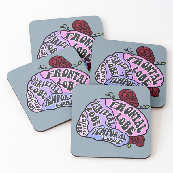 Item preview, Anatomical brain - pink colors designed and sold by Preslava Genova.