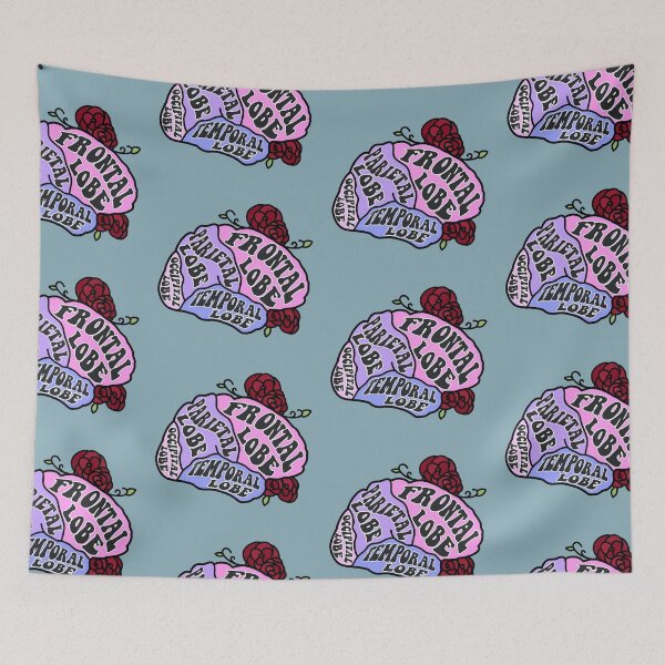Item preview, Anatomical brain - pink colors designed and sold by Preslava Genova.