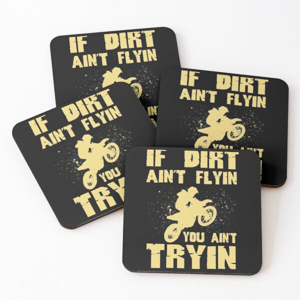 Item preview, Dirt Bike I Motocross Dirt Ain_t Flyin   designed and sold by RoseWilderCo.