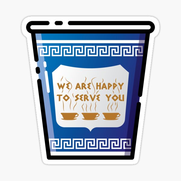Anthora Coffee Cup Sticker