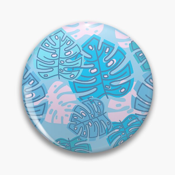 Item preview, Blue Leaves Pattern designed and sold by CreativeMagi.