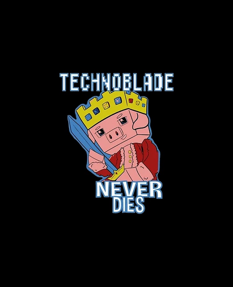 technoblade never dies technoblade technoblade never dies technoblade iPad  Case & Skin for Sale by anastdesign