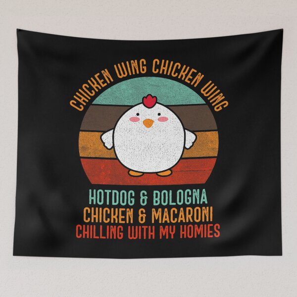 Item preview, Chicken Wing Chicken Wing Shirt Song Lyric Hot Dog Bologna designed and sold by murkybustle9.