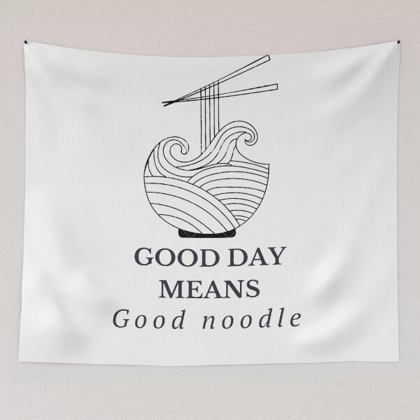 Item preview, Good Day Means Good Noodle designed and sold by celadonshop.