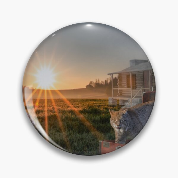 Item preview, Gathering at the forest house at sunrise designed and sold by OskiOnTour.