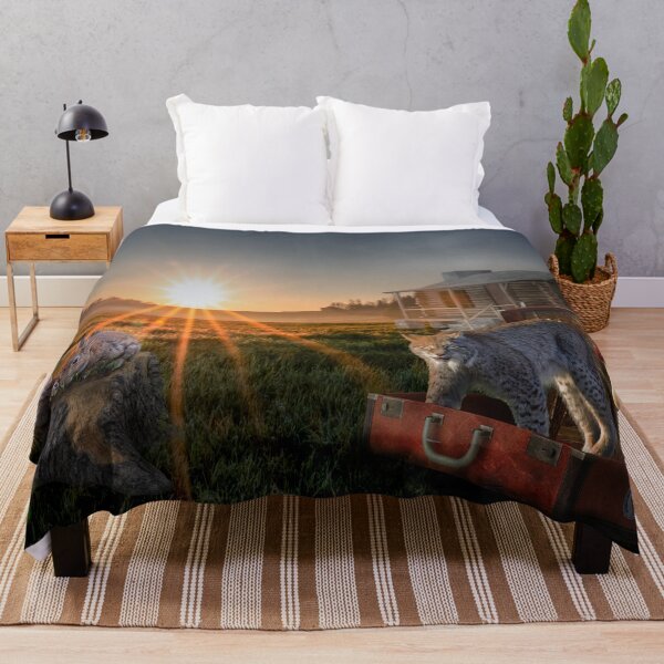 Item preview, Gathering at the forest house at sunrise designed and sold by OskiOnTour.