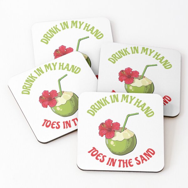 Item preview, Drink In My Hand Toes In The Sand designed and sold by MooonTees.