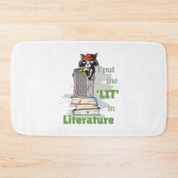 Item preview, Funny Sayings Literature Books Writing Raccoon designed and sold by JanooFactory.