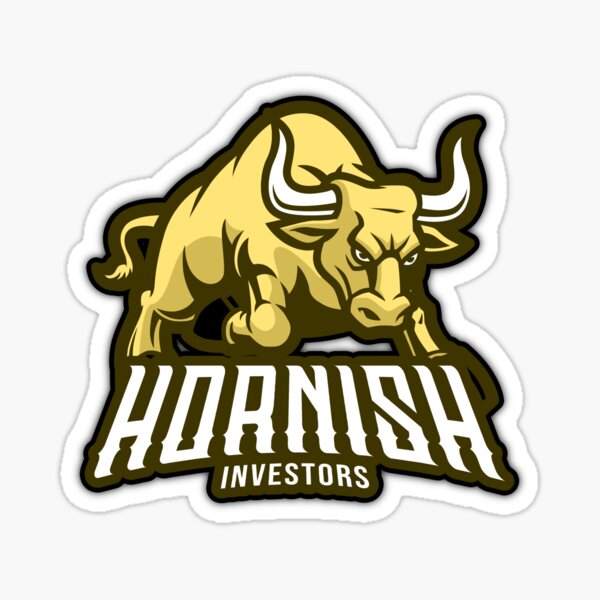 "Hornish Investors Mighty Bull Logo" Sticker for Sale by KonNTinTin