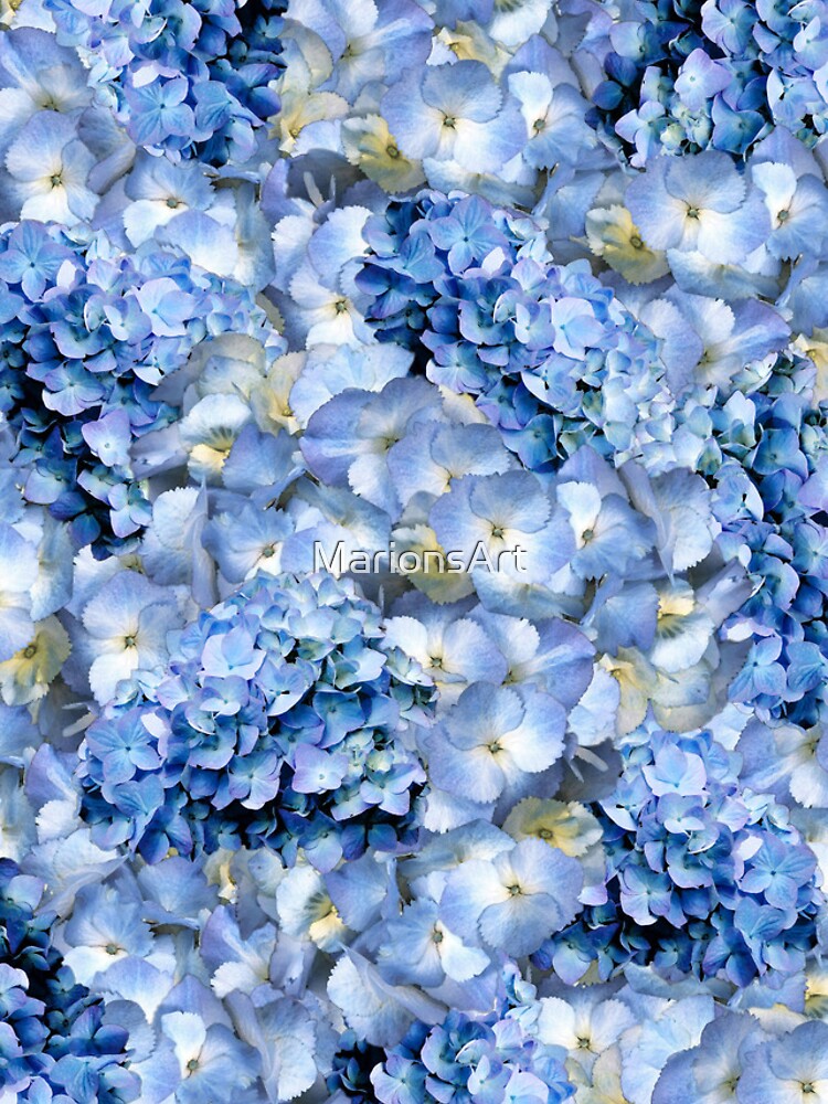 Thumbnail 4 of 4, iPhone Case, Blue hydrangea - floral art designed and sold by MarionsArt.