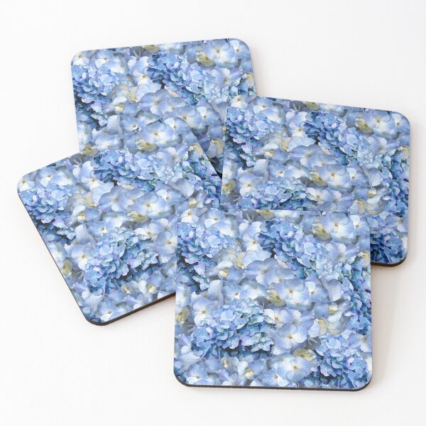 Aperçu de l'œuvre Hortensias bleus - art floral créée et vendue par MarionsArt.