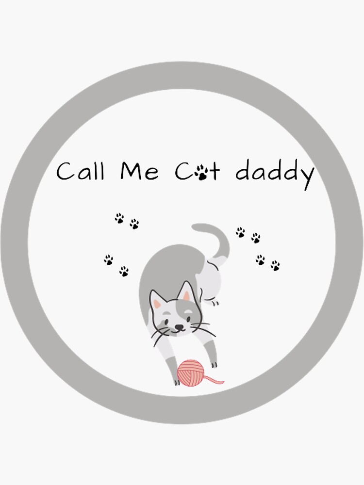 Funny Cat Dad T Sticker Sticker For Sale By Artiish Redbubble 7822