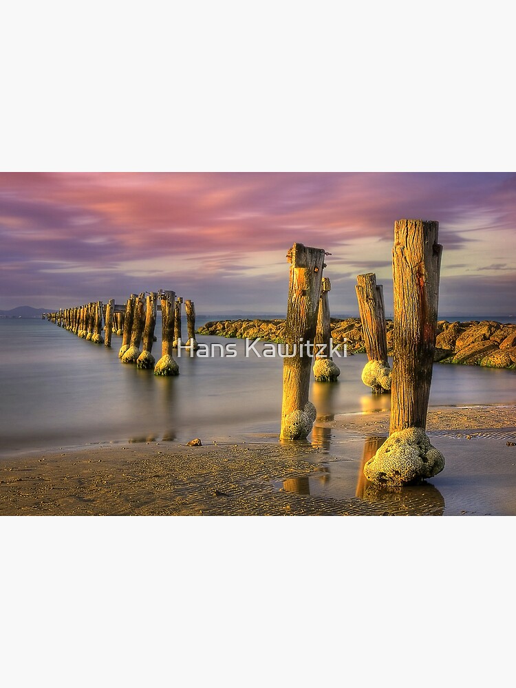 0789 Old pier at Sunset by HansKawitzki