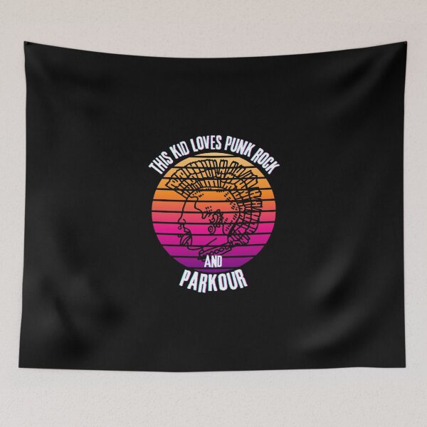 Item preview, This Kid Loves Punk Rock And Parkour Tank Top designed and sold by celestekey.