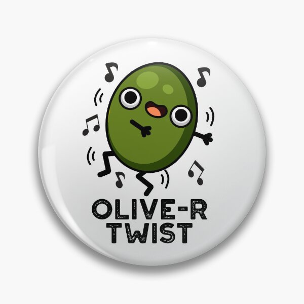 Item preview, Olive-r Twist Funny Fruit Olive Puns  designed and sold by punnybone.