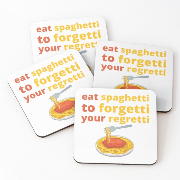 Item preview, Eat Spaghetti To Forgetti Your Regretti designed and sold by zakariadesigner.