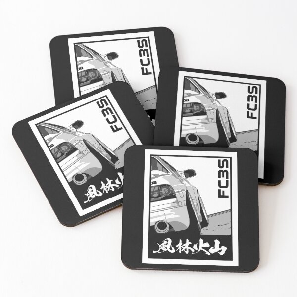 Item preview, Rx7 FC3S Furinkazan Poster designed and sold by florekleckm.