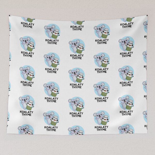 Item preview, Koala-ty Thyme Funny Koala Puns  designed and sold by punnybone.