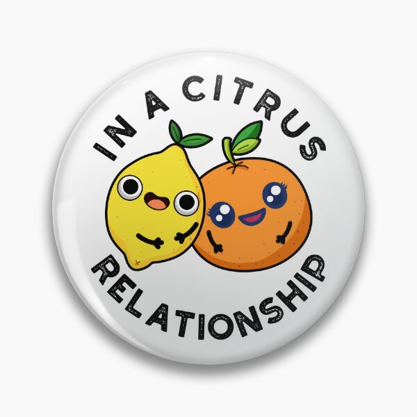 Item preview, In A Citrus Relationship Cute Fruit Puns designed and sold by punnybone.