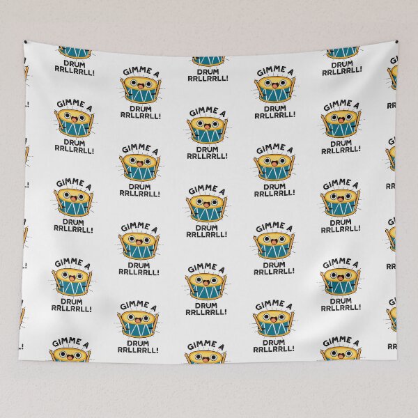 Item preview, Gimme A Drum RRLLRRLL Funny Drummer Puns  designed and sold by punnybone.