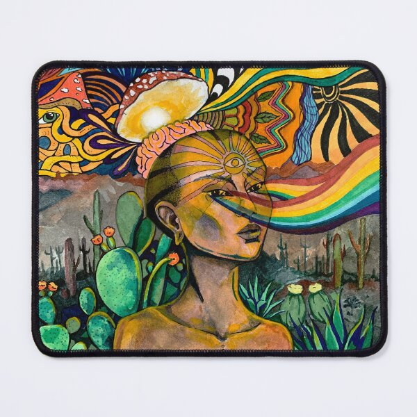 Item preview, Psychedelic Art - Acid Style - Mushroom Art Print - Trippy Mystical Painting - Hallucinogenic Artwork - Psychodelic Style designed and sold by ArtProvocation.