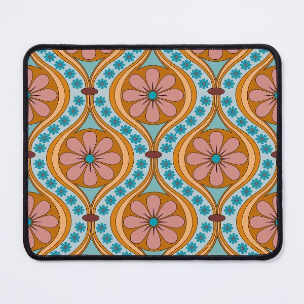 Item preview, 1970’s Flower Power Seamless Pattern designed and sold by Cedarrue.