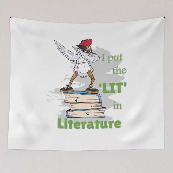 Item preview, Funny Sayings Literature Books Writing Cool Chicken Hen Rooster designed and sold by JanooFactory.