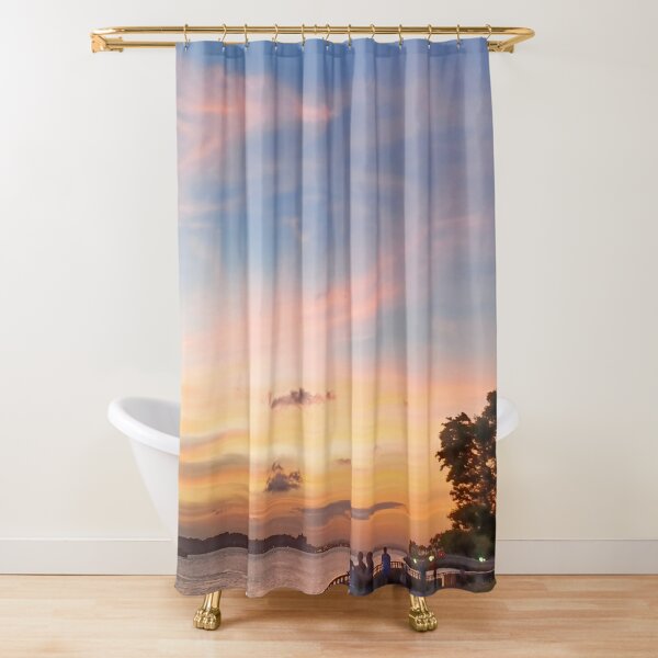Sunset in New York Shower Curtain