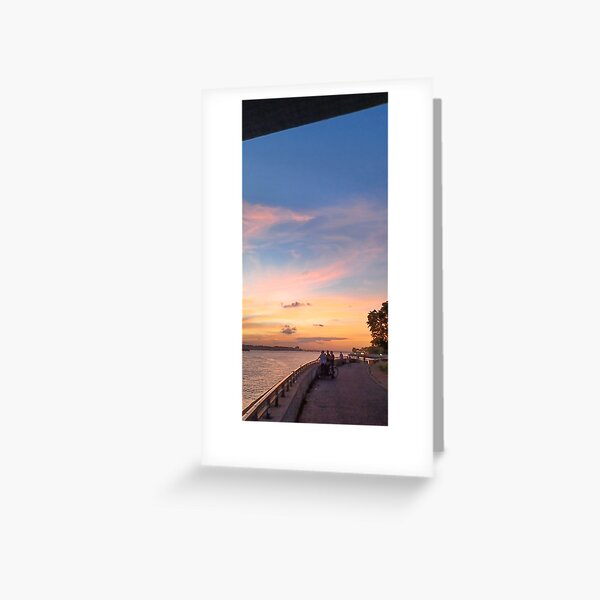 Sunset in New York Greeting Card