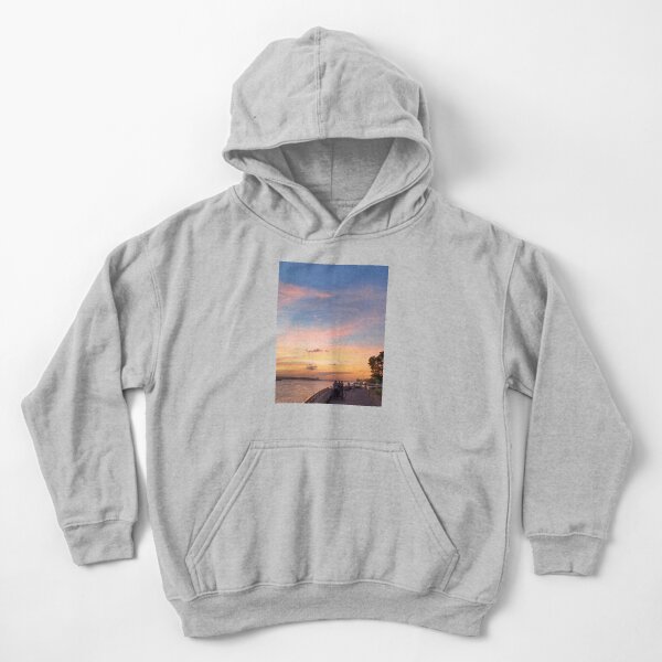 Sunset in New York Kids Pullover Hoodie
