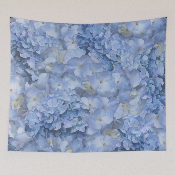 Item preview, Blue hydrangeas, delicate vintage look - floral art  designed and sold by MarionsArt.
