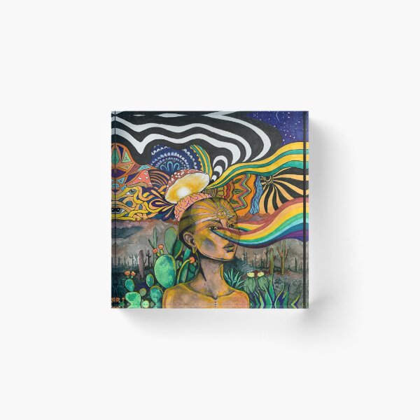 Item preview, Psychedelic Art - Acid Style - Mushroom Art Print - Trippy Mystical Painting - Hallucinogenic Artwork - Psychodelic Style designed and sold by ArtProvocation.