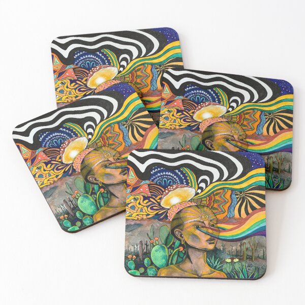 Item preview, Psychedelic Art - Acid Style - Mushroom Art Print - Trippy Mystical Painting - Hallucinogenic Artwork - Psychodelic Style designed and sold by ArtProvocation.