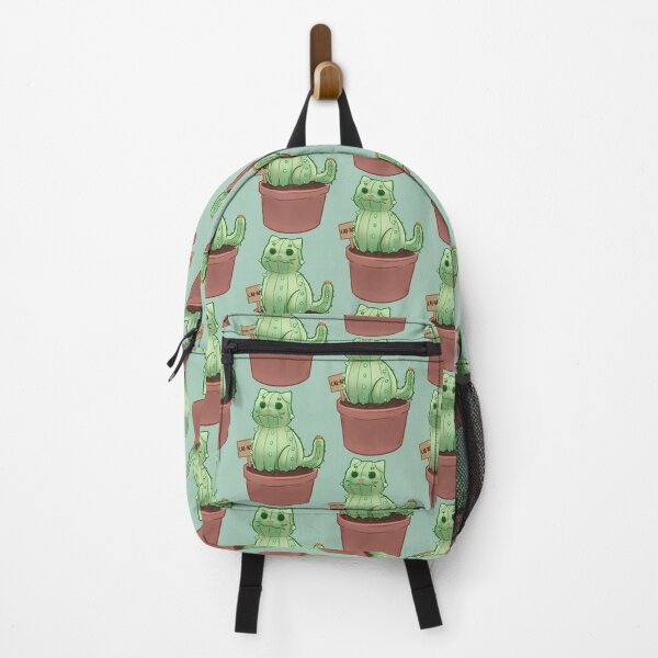 Item preview, Cat-tus - Cat Cactus (Green Background) designed and sold by whyzeewhy.