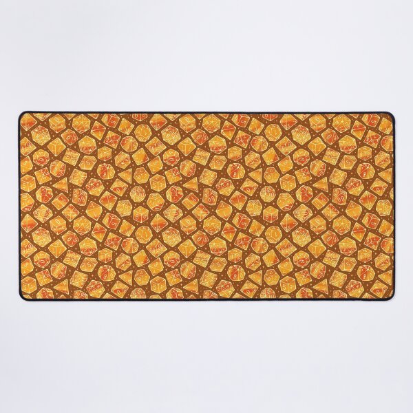 Item preview,  Roll the Dice in Pumpkin Spice Orange designed and sold by Paisley Yazel.