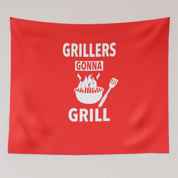 Item preview, Grillers gonna grill funny BBQ design  designed and sold by TipTopTapo.