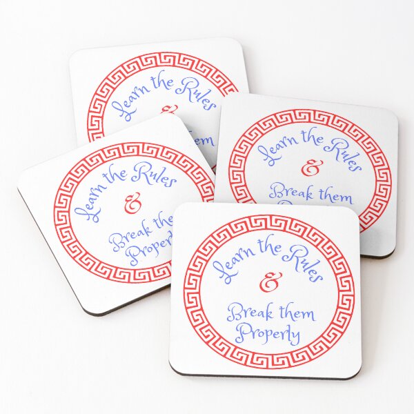 Item preview, Learn the rules & break them properly  designed and sold by Rickido.