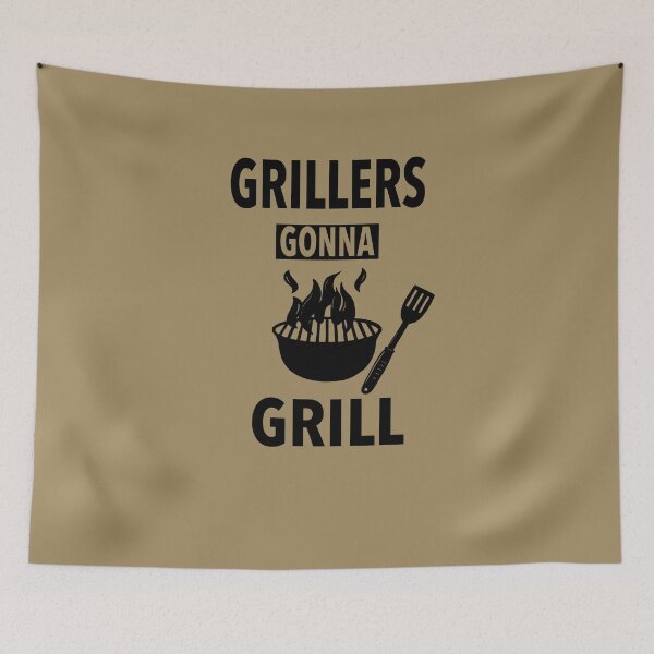 Item preview, Grillers gonna grill funny BBQ design  designed and sold by TipTopTapo.