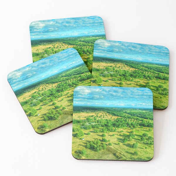 Item preview, Summer landscape in a heath in Brandenburg designed and sold by MarcyDrones.