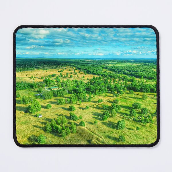 Item preview, Summer landscape in a heath in Brandenburg designed and sold by MarcyDrones.